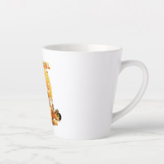 Een meisje dat van Pommeren houdt Latte Mok