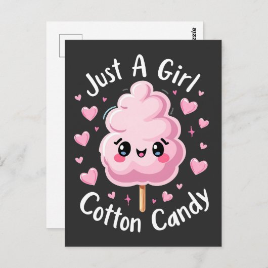 Een meisje dat van Snoep houdt Briefkaart (Voorkant / Achterkant)