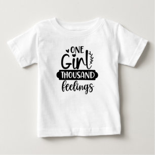 Eén meisje duizend gevoelens grappige baby's