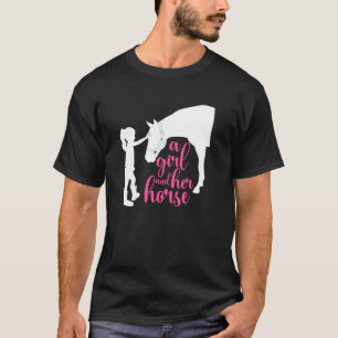 Een meisje en haar paard T-shirt