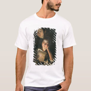 Een meisje leest een brief van Candlelight T-shirt