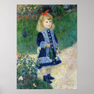 Een meisje met een gieter van Auguste Renoir Poster