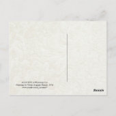 Een meisje met een waterbad briefkaart (Achterkant)