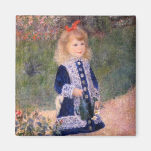 Een meisje met een waterscan van Pierre Renoir Magneet