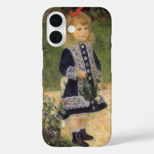 Een meisje met gietkan van Pierre Renoir iPhone 16 Hoesje