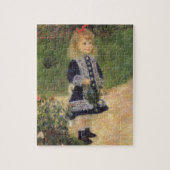 Een meisje met watering kan van Pierre Renoir Legpuzzel (Verticaal)