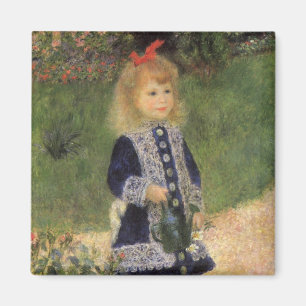 Een meisje met watering kan van Pierre Renoir Magneet