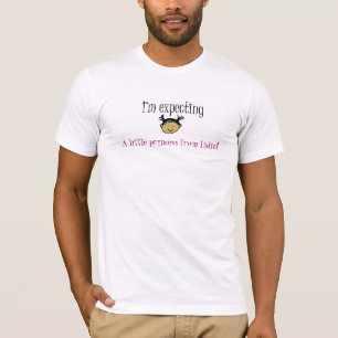 Een meisje uit India verwachten! T-shirt