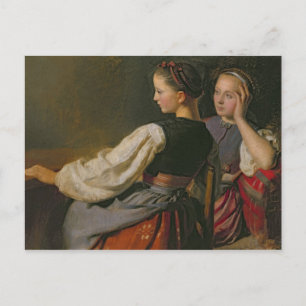 Een meisje uit Probsteier, 1844 Briefkaart