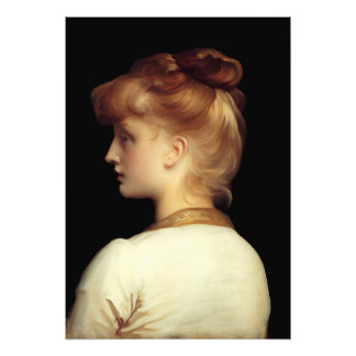 Een meisje van Lord Frederic Leighton Foto Afdruk