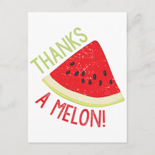 Een meloen briefkaart