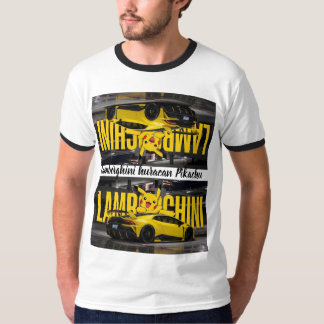 Een mengsel tussen Pikachu en Lamborghini Huracan T-shirt