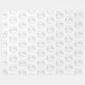 Een mens aannemen fleece deken (Voorkant (Horizontaal))