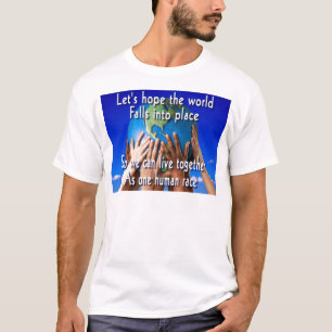 Één menselijk ras t-shirt