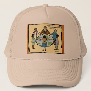 Eén mensheid trucker pet