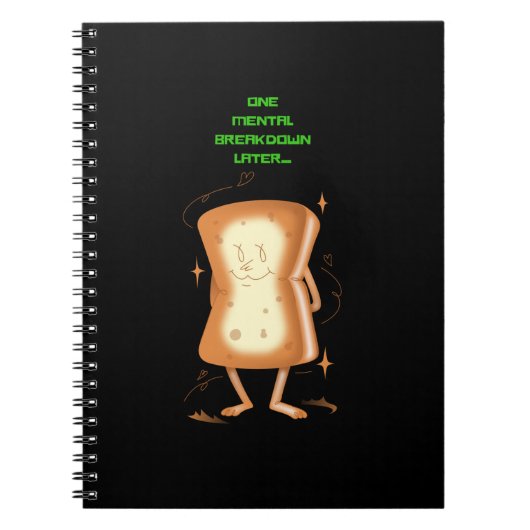 Eén mentale uitsplitsing later notitieboek (Voorkant)