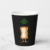 Eén mentale uitsplitsing later papieren bekers (Voorkant)