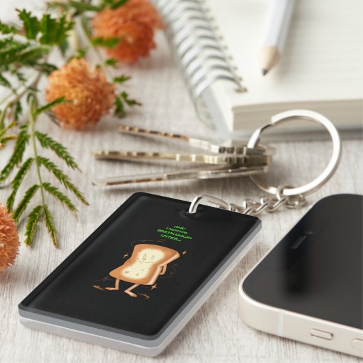 Eén mentale uitsplitsing later sleutelhanger (Voorkant Rechts)