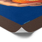 Eén merk  kratellabel hebben poster (Hoek)