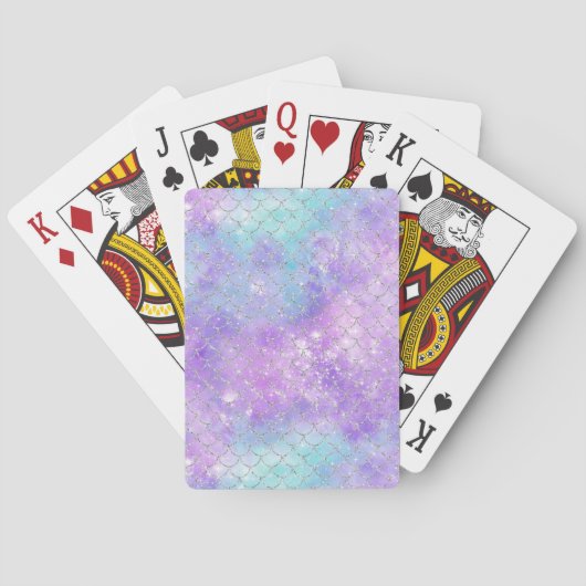 Een Mermaid Galaxy Series Design 11 Pokerkaarten (Achterkant)