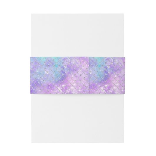 Een Mermaid Galaxy Series Design 11 Uitnodigingen Wikkel (Achterkant Voorbeeld)