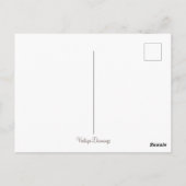 Een Merry Halloween Black Cat Custom  Briefkaart (Achterkant)