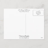 Een Merry Halloween Feestdagenkaart (Achterkant)