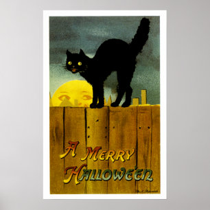 Een Merry Halloween Poster