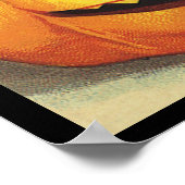 Een Merry Halloween van Ellen Clapsaddle,  Kat Poster (Hoek)