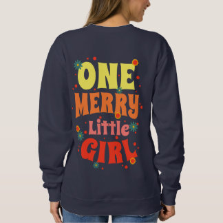 Een Merry Little Girl Overmaatse Sweatshirt