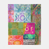 Een Mess Reason, Fleece Blanket, Medium (Voorkant)