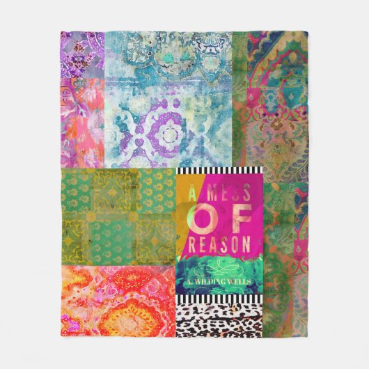 Een Mess Reason, Fleece Blanket, Medium Deken (Voorkant)