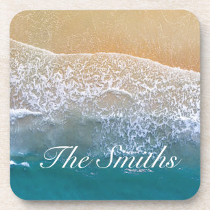 Een met de Beach Bier Onderzetter