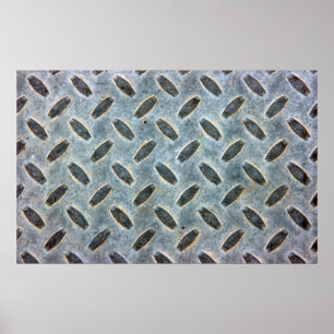 Een metalen weve textuur met achtergrondabstractie poster