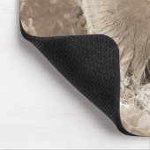 Een meteorietinslagkrater muismat (Hoek)