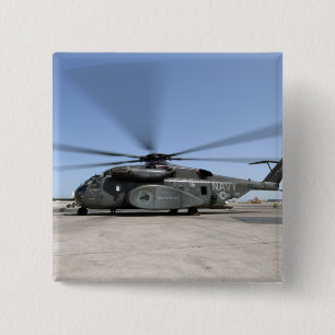 Een MH-53E Zee Dragon helikopter Vierkante Button 5,1 Cm