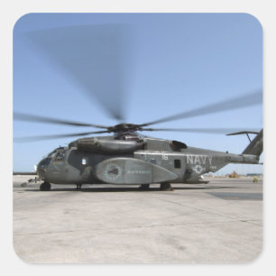 Een MH-53E Zee Dragon helikopter Vierkante Sticker