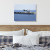 Een MH-60S Seahawk-helikopter Canvas Afdruk (Insitu (Slaapkamer))