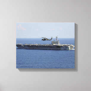 Een MH-60S Seahawk-helikopter Canvas Afdruk