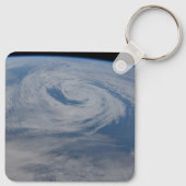 Een mid-atlantisch lagedruksysteem. sleutelhanger (Achterkant)