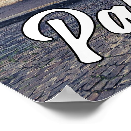 Een middag in Parijs, Frankrijk Poster (Hoek)