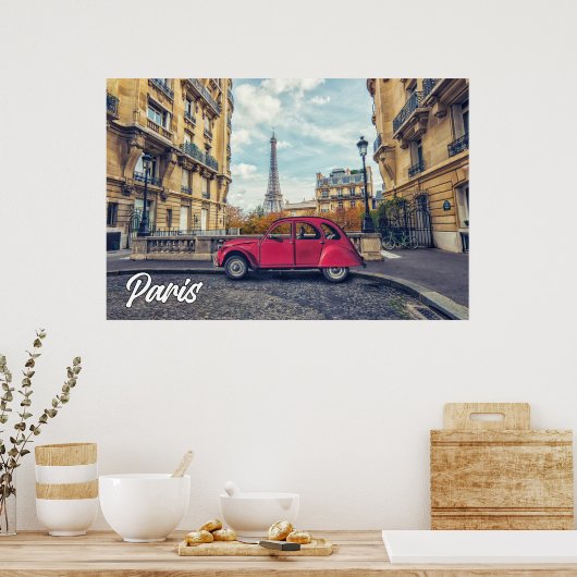 Een middag in Parijs, Frankrijk Poster (Keuken)