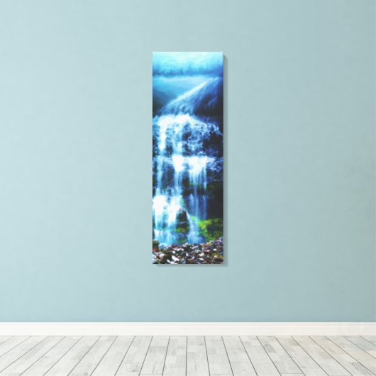 Een middag om de Herfsten van Spray Canvas Afdruk (Insitu (Houten vloer))