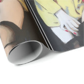 'Een middagaffaire' Schilderij op een Cadeaupapier (Rol Hoek)