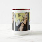 'Een middagaffaire' Schilderij op een Mok (Midden)