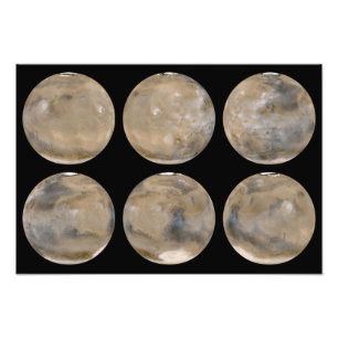 Een Midden-Noordelijke zomer/Zuidelijke winter op Foto Afdruk