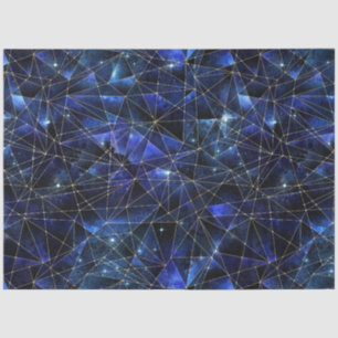 Een Middernacht Kristal Serie Design 4 Tissuepapier