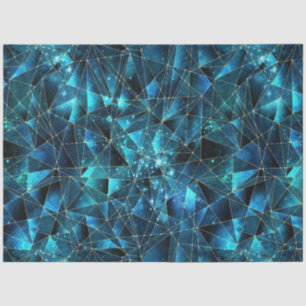 Een Middernacht Kristal Serie Design 9 Tissuepapier