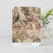 Een midzomernacht droom bruiloft uitnodiging (Staand voorkant)