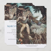 Een midzomernacht droom bruiloft uitnodiging (Voorkant / Achterkant)